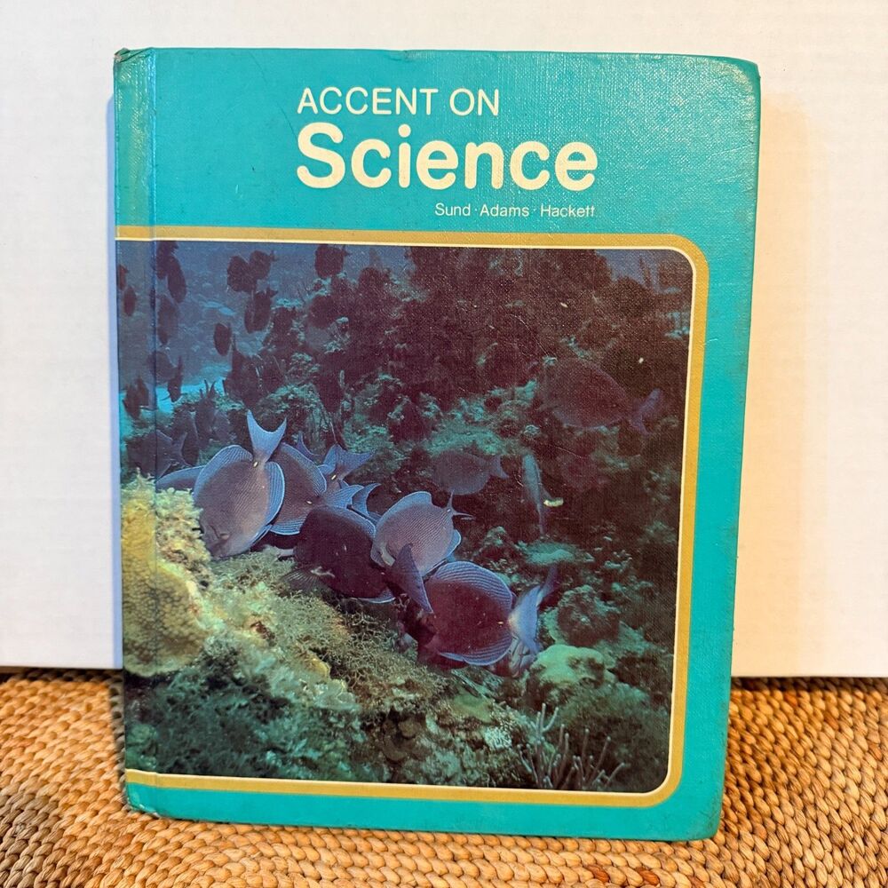 Accent on Science Level 4 1980 Sund Adams Hackett Vintage Textbook Merrill